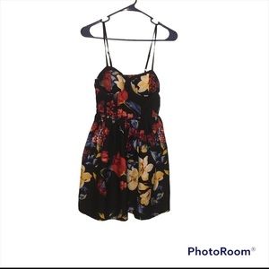 bog collection black floral dress